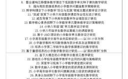 教育教学研究论文题目