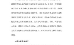 学前特殊教育有关论文