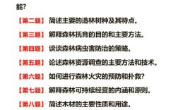 森林经营管理研究方向