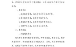 教育项目整改措施如何落地见效？