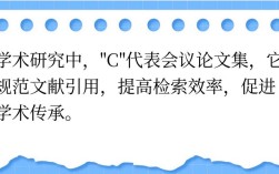 参考文献中的c是什么意思？