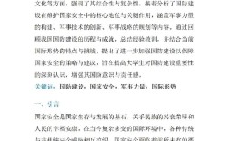 国防参考文献有哪些核心方向？