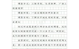 五年级研究报告300字写什么？