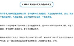 参考文献不能是引用文献