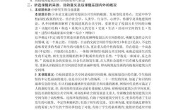 开题报告研究内容如何规范撰写？