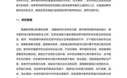 项目课题前期研究的关键发现是什么？