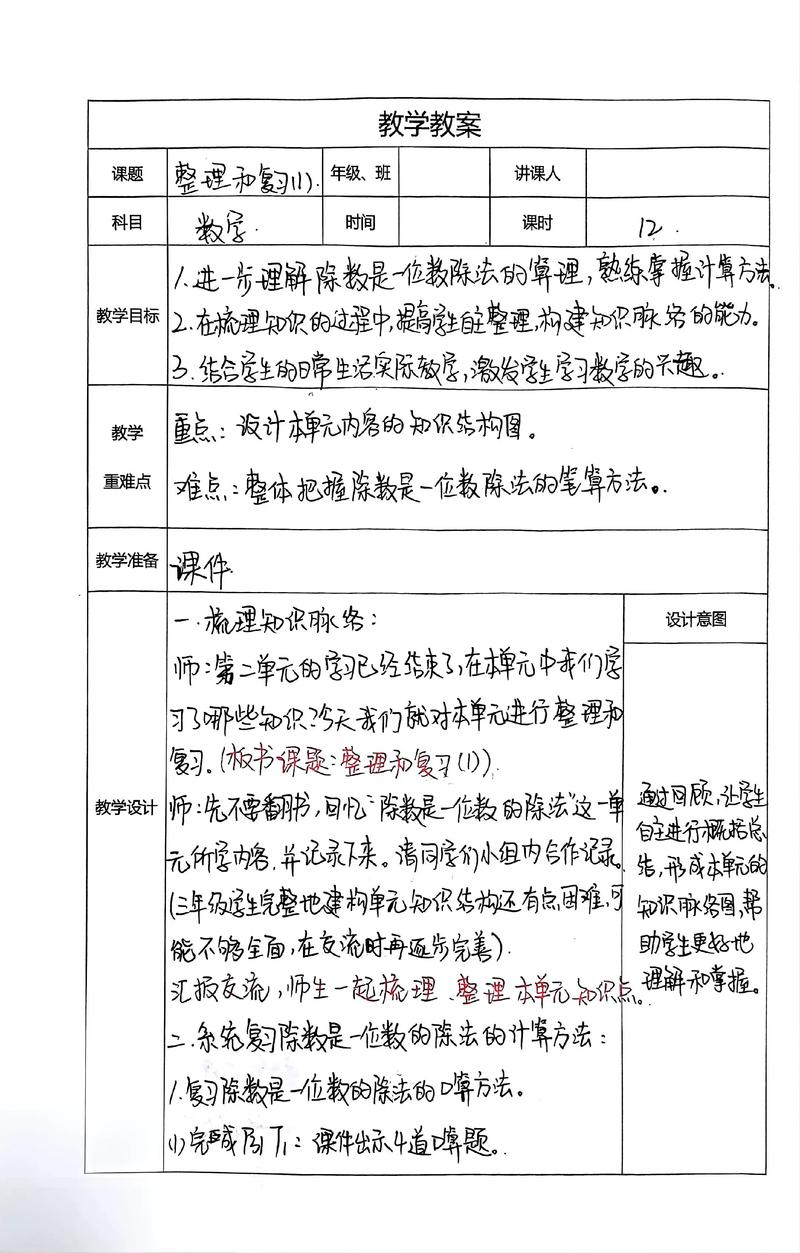 小学数学教案步骤有哪些关键要点？-图2