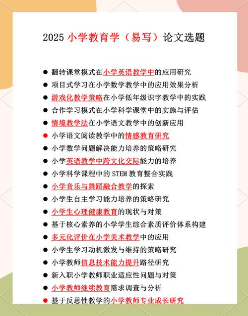 小学教育论文选题,如何选好又实用?-图1 小学教育论文选题,如何选好又实用?-图1