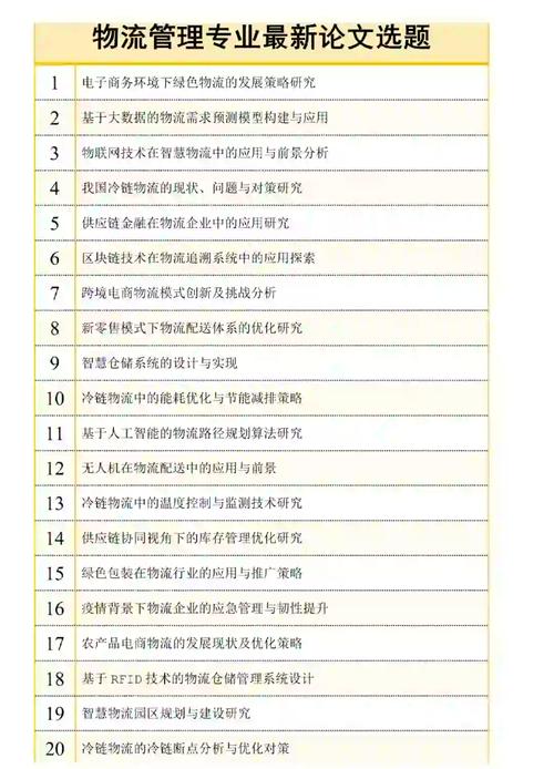 快递最后一公里论文参考文献有哪些？-图1