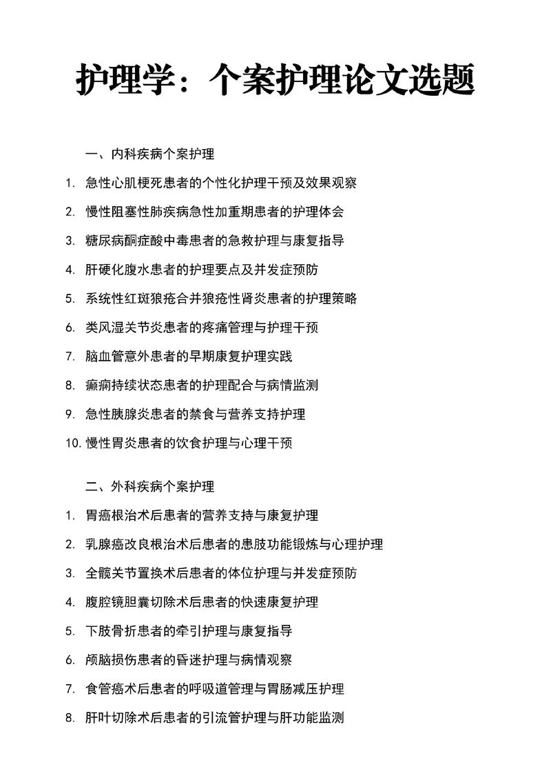 临床护理研究选题应遵循哪些核心原则？-图1