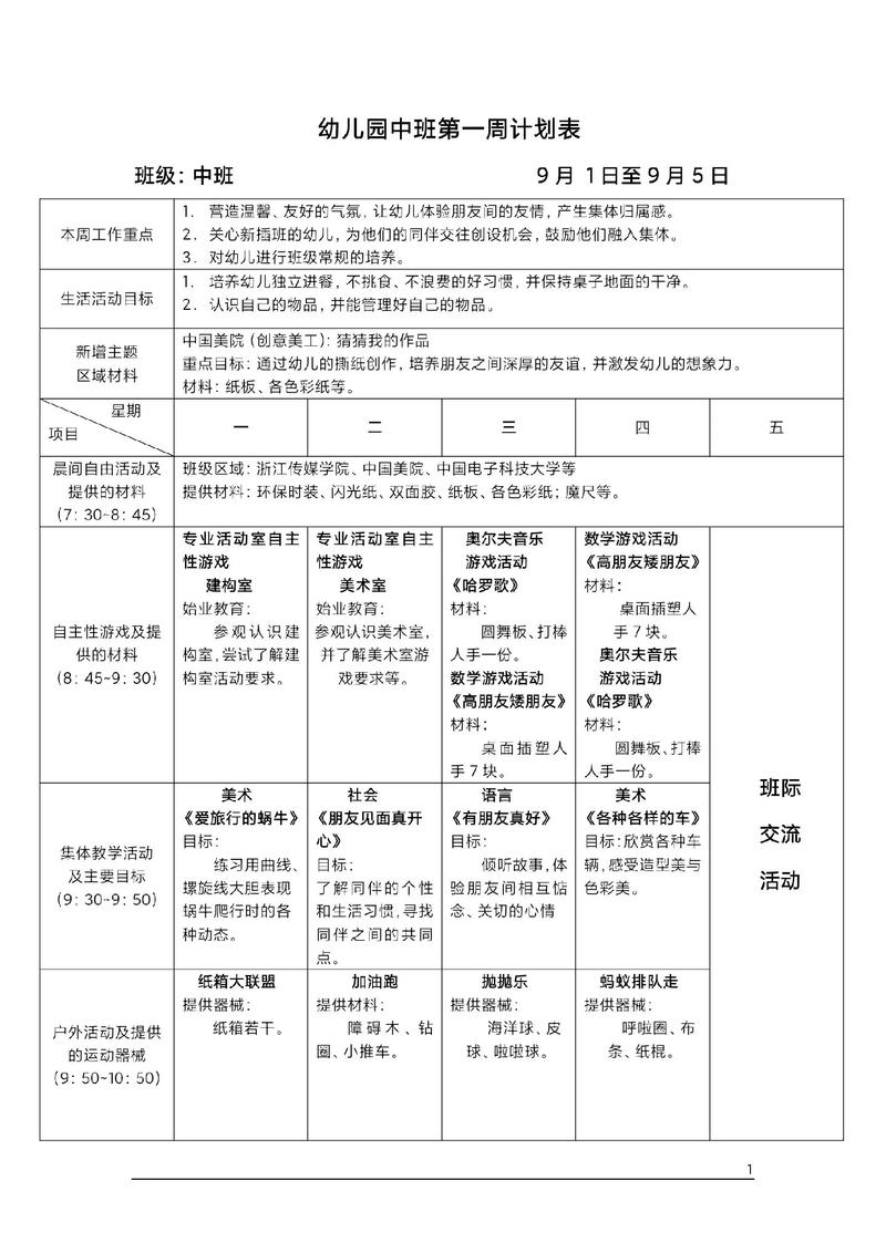 幼儿园中班常规教育计划如何有效实施？-图3