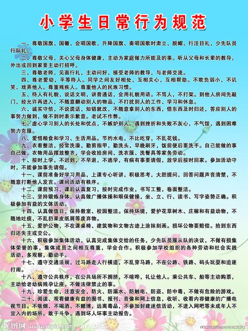 小学生行为规范教育方案,塑造文明品格,助力健康成长-图3 小学生行为规范教育方案,塑造文明品格,助力健康成长-图3