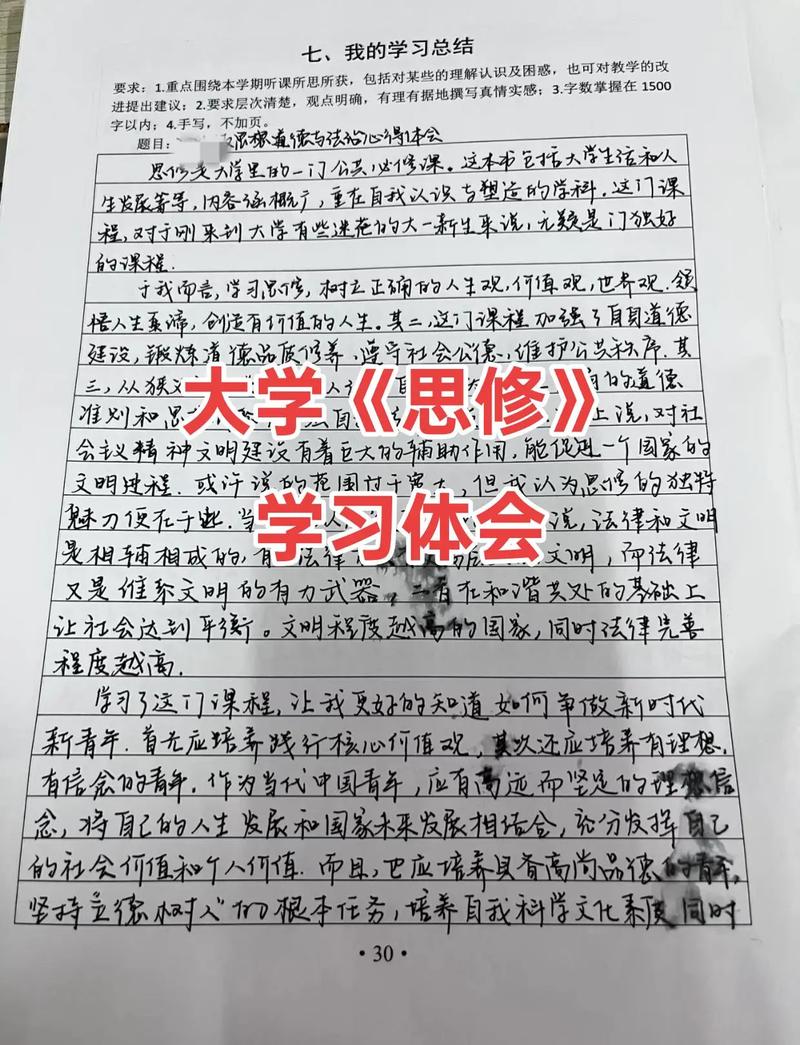 大学生思想教育心得体会的核心价值是什么？-图1