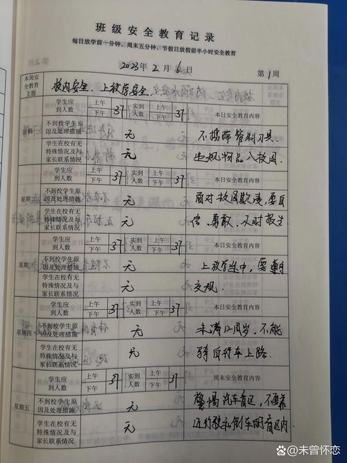二年级安全教育记录了哪些内容？-图3