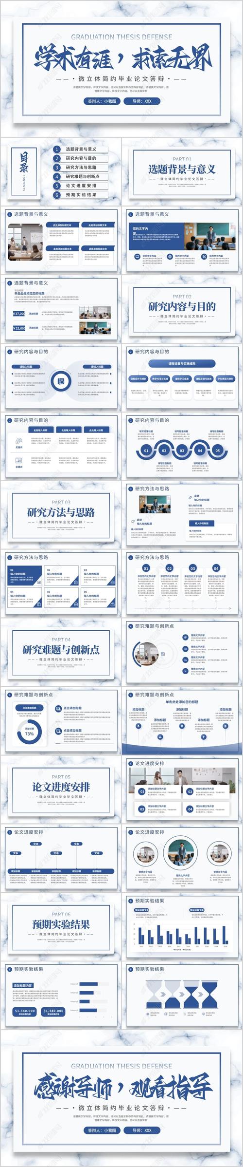 论文研究方法模板PPT如何规范使用？-图3