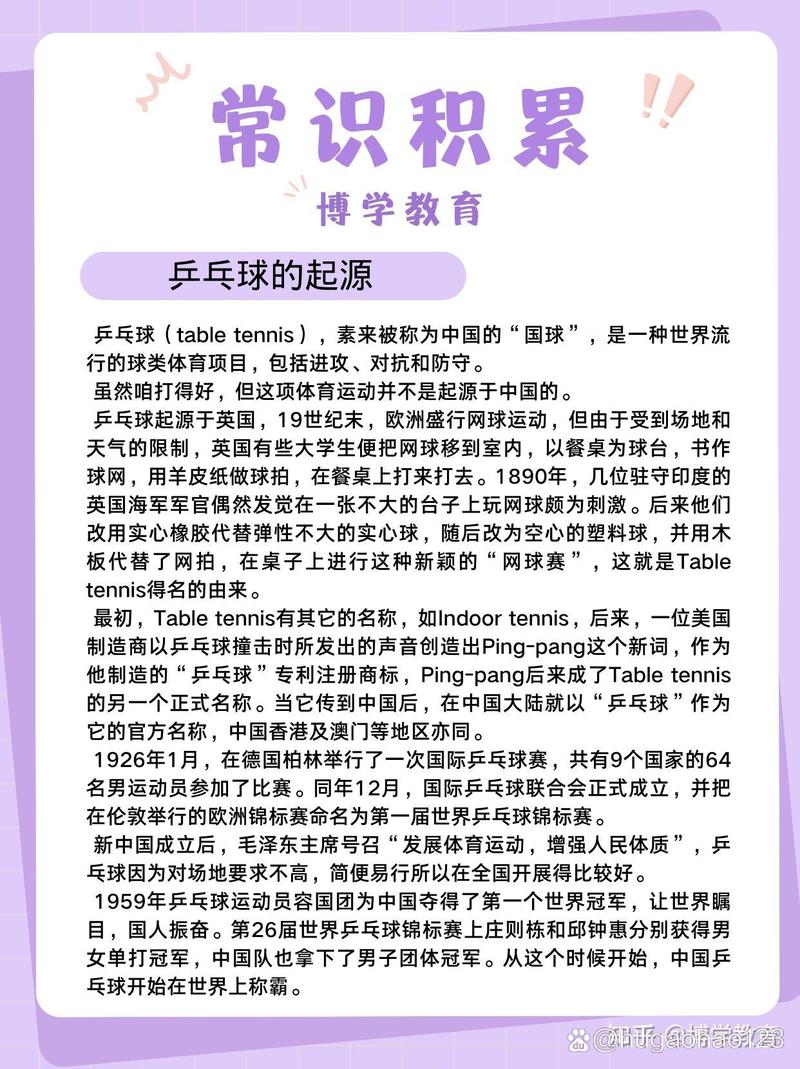 乒乓球项目特点有哪些核心文献?-图1 乒乓球项目特点有哪些核心文献?-图1