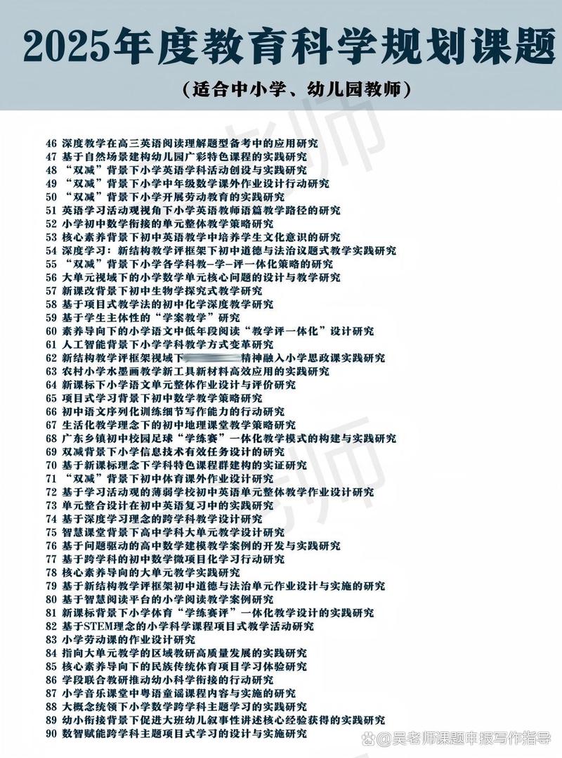 教育规划课题如何选？方向与技巧有哪些？-图1
