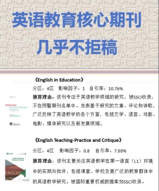 英语教育专业核心期刊-图1