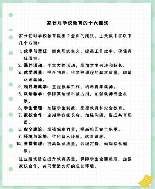 对学校小学教育的建议-图2