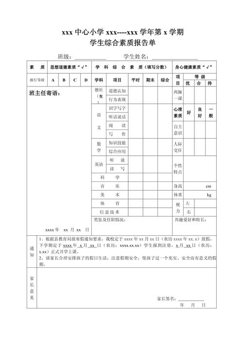 素质教育调研报告模板该如何设计？-图1