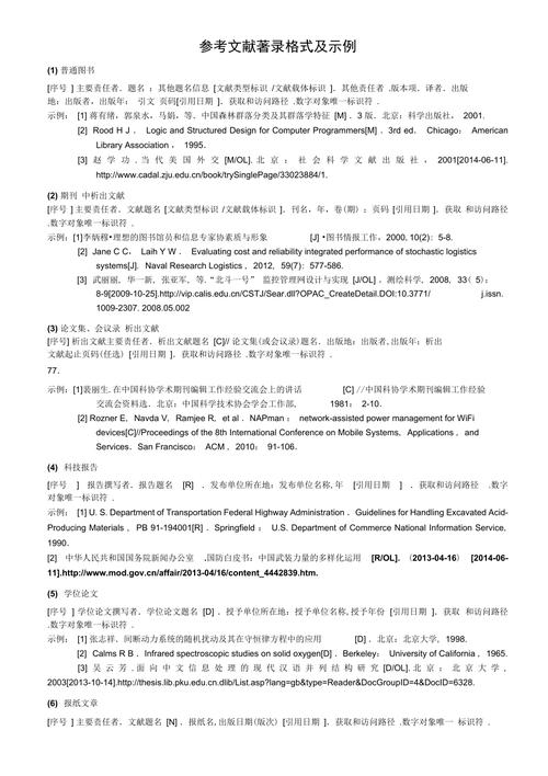 参考文献著录格式例题有哪些？-图1