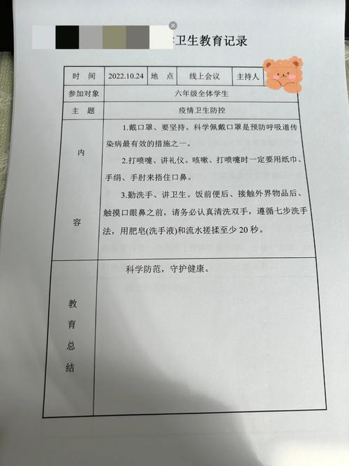 学校卫生教育工作材料核心内容是什么?-图2 学校卫生教育工作材料核心内容是什么?-图2