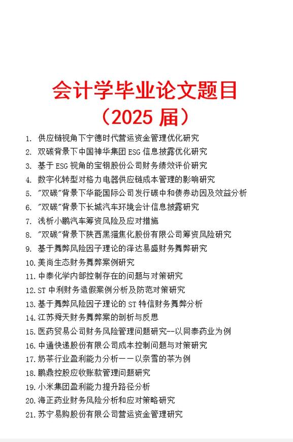 2025会计学参考文献有哪些新方向?-图2 2025会计学参考文献有哪些新方向?-图2