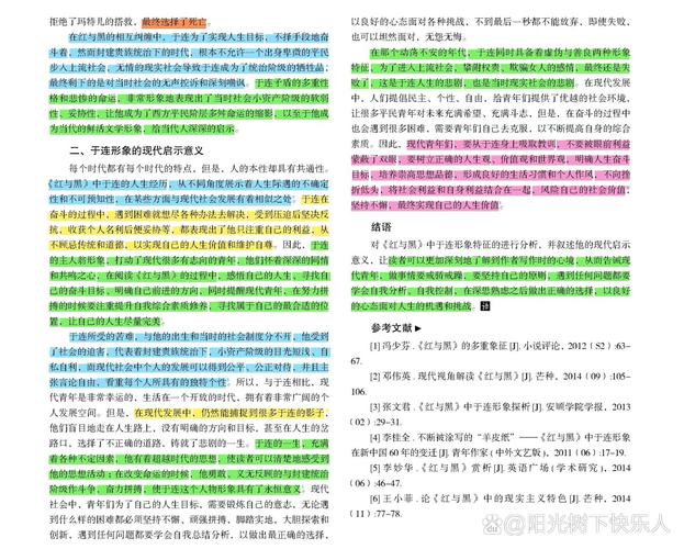 红与黑研究有哪些关键参考文献？-图3