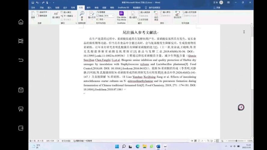 Word尾注参考文献怎么用？-图1