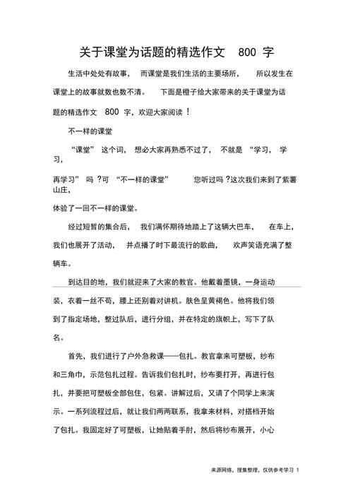 小学教育作文800字如何高效掌握？-图2