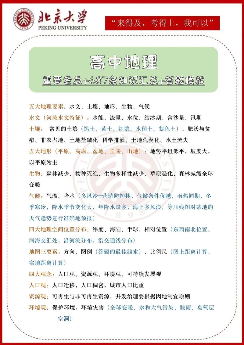 高中地理课本参考文献有哪些？-图1